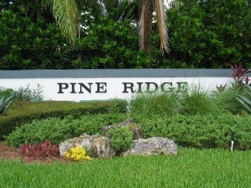 Pine Ridge Sign